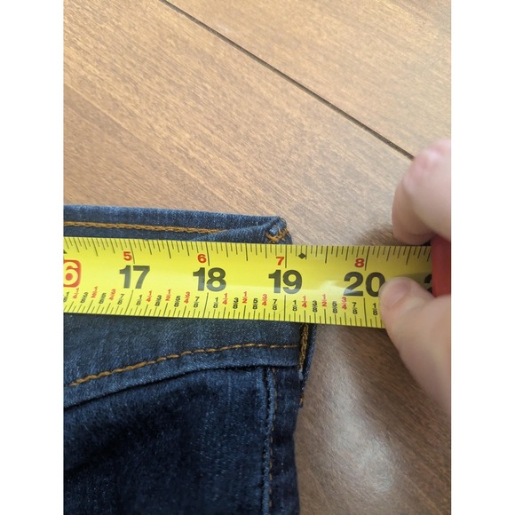 Origin Delta 68 Jeans Mens 38 Blue Dark Wash Made In USA Stretch Taper Denim - Picture 12 of 16